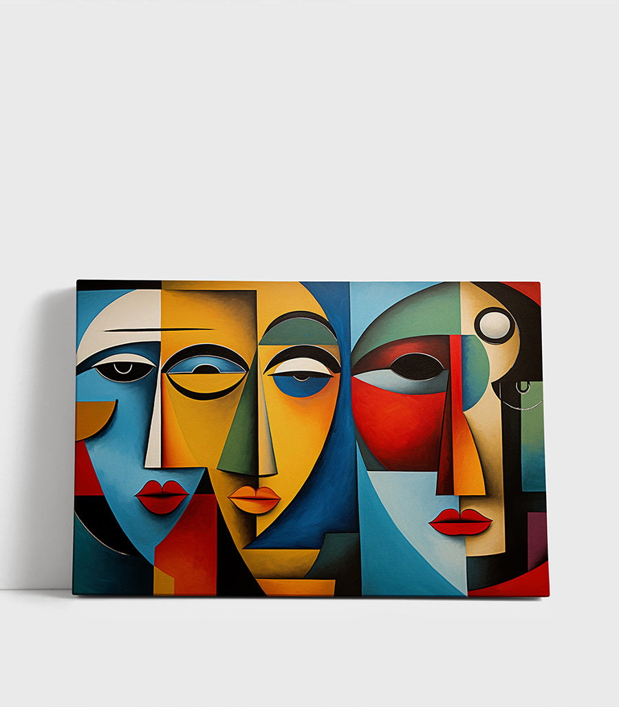 Tableau décoratif modernité cubiste