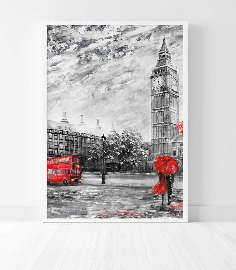 Tableau Décoratif Londres Romantique