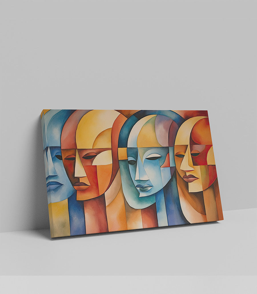 Tableau décoratif cubisme essence moderne