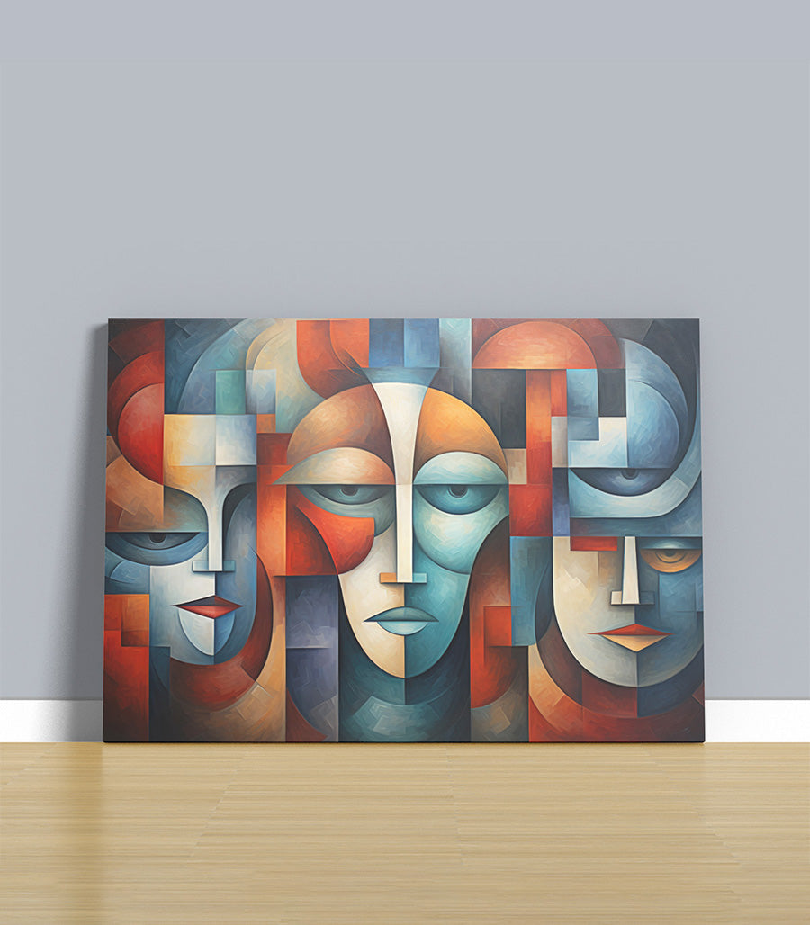 Tableau décoratif cubisme visionnaire