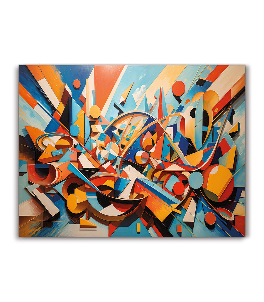 Tableau décoratif cubisme abstraction moderne