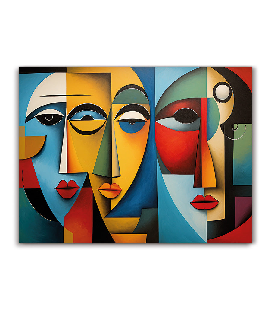 Tableau décoratif modernité cubiste