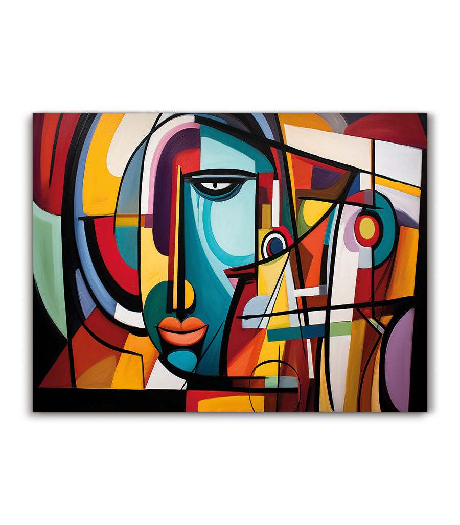 Tableau décoratif cubisme pour salon