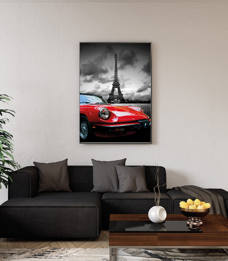 Tableau Voiture Vintage à Paris