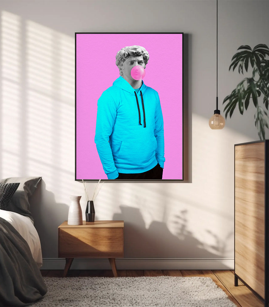 Tableau David Style Pop Art