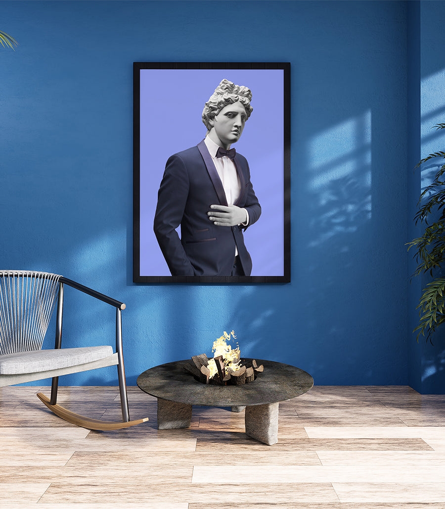 Tableau Élégance Classique en Smoking