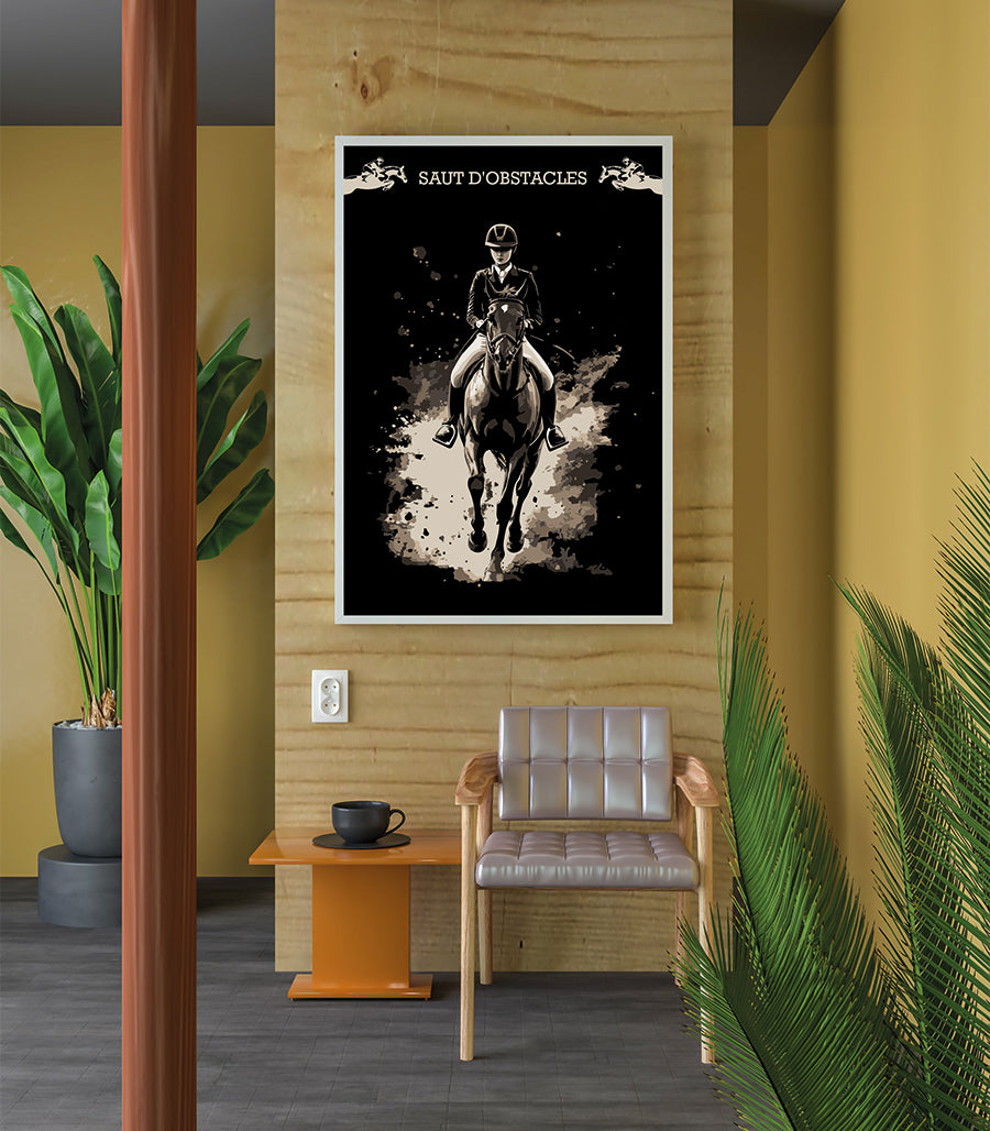 Tableau Décoratif - Élan Équestre