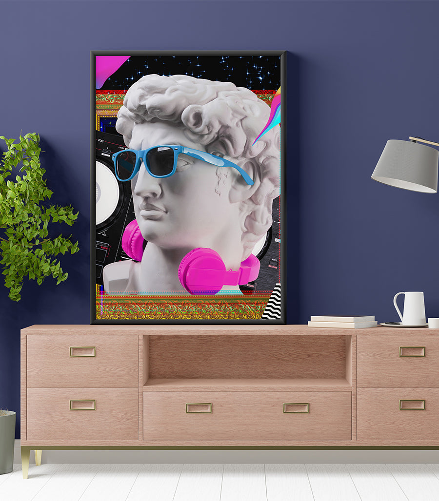 Tableau Moderne David DJ Pop