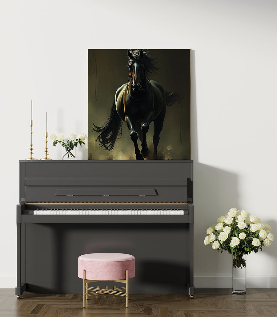 Tableau Décoratif Galop dans l'Ombre