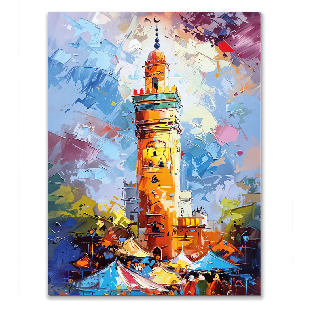 Tableau Décoratif Marocain - Éclat de la Koutoubia