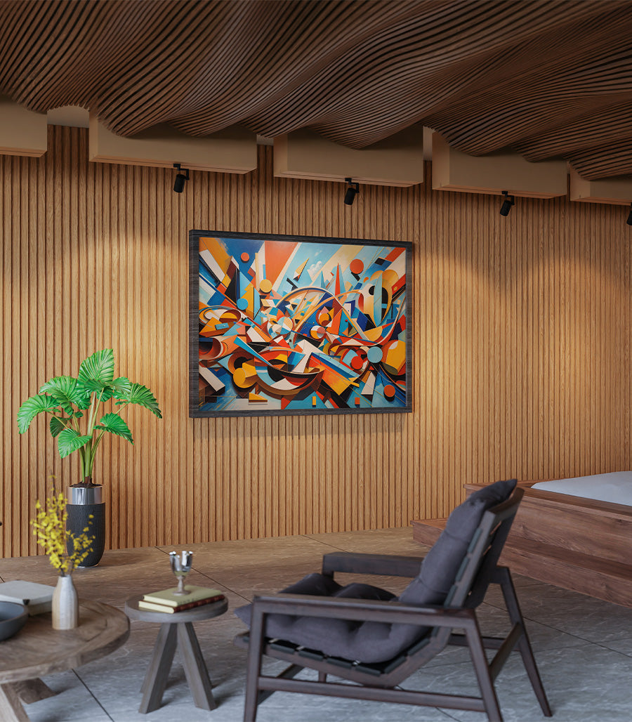 Tableau décoratif cubisme abstraction moderne