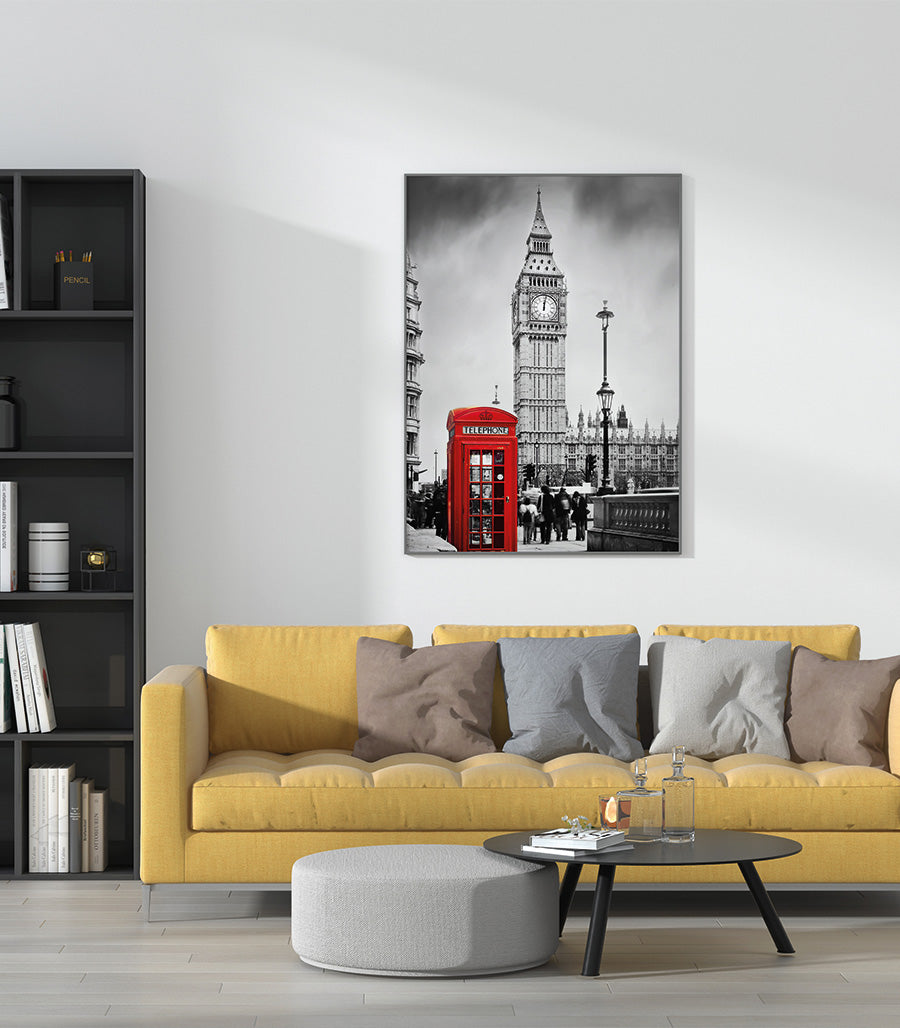 Tableau Cabine Téléphonique à Londres