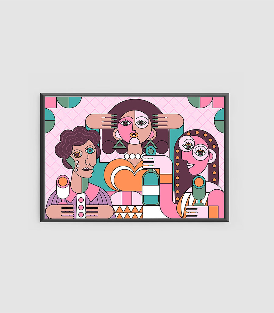 Tableau Artistique Moderne pour Intérieur Design