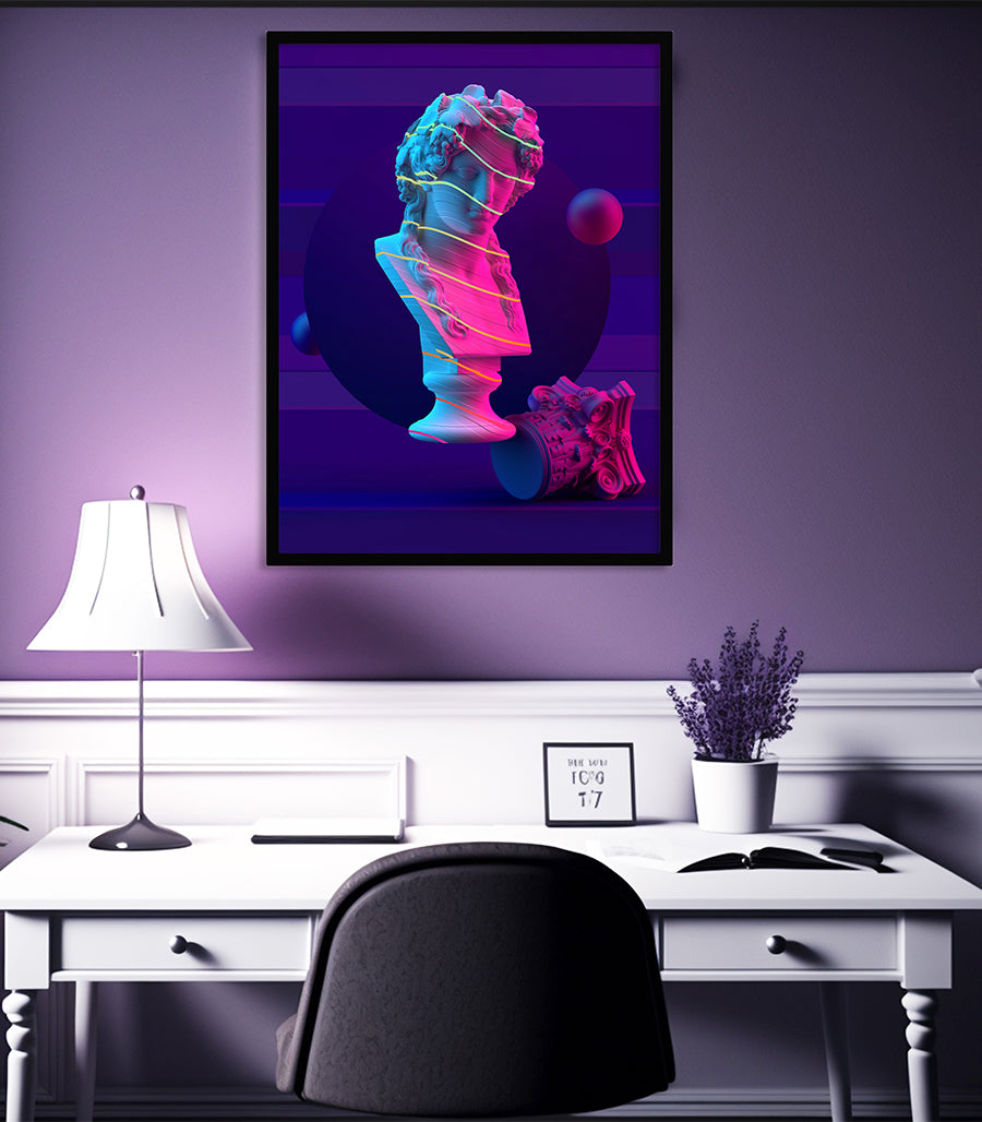 Tableau Éclats de Néon Classique