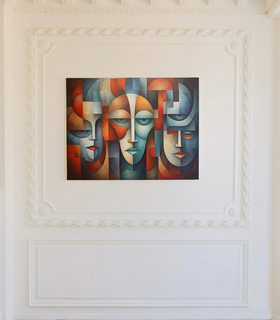 Tableau décoratif cubisme visionnaire