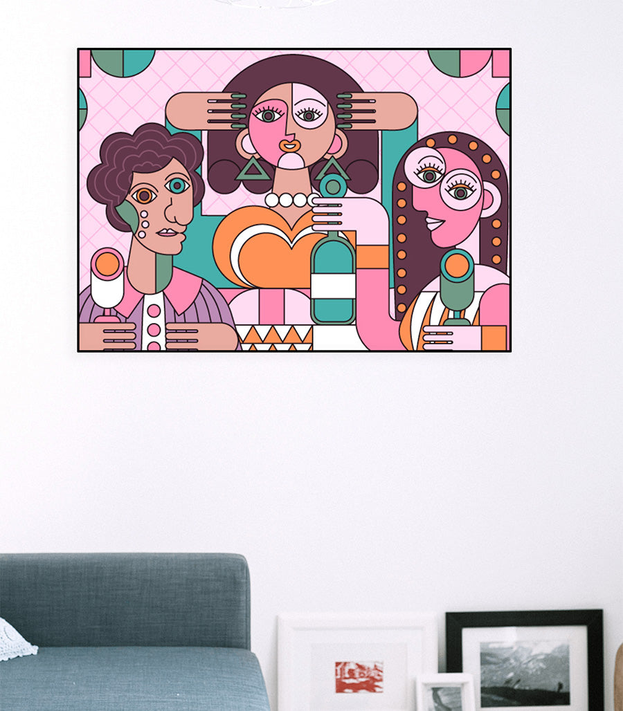 Tableau Artistique Moderne pour Intérieur Design