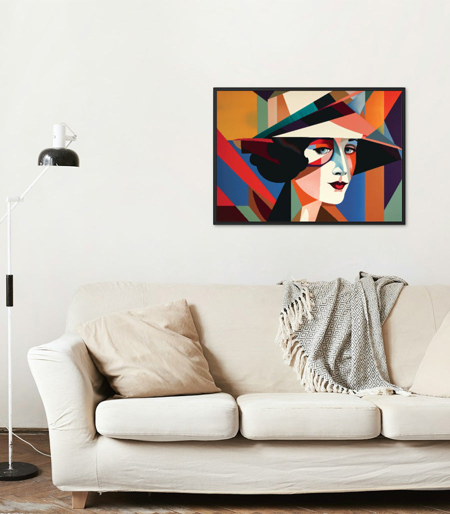 Tableau décoratif cubisme contemporain