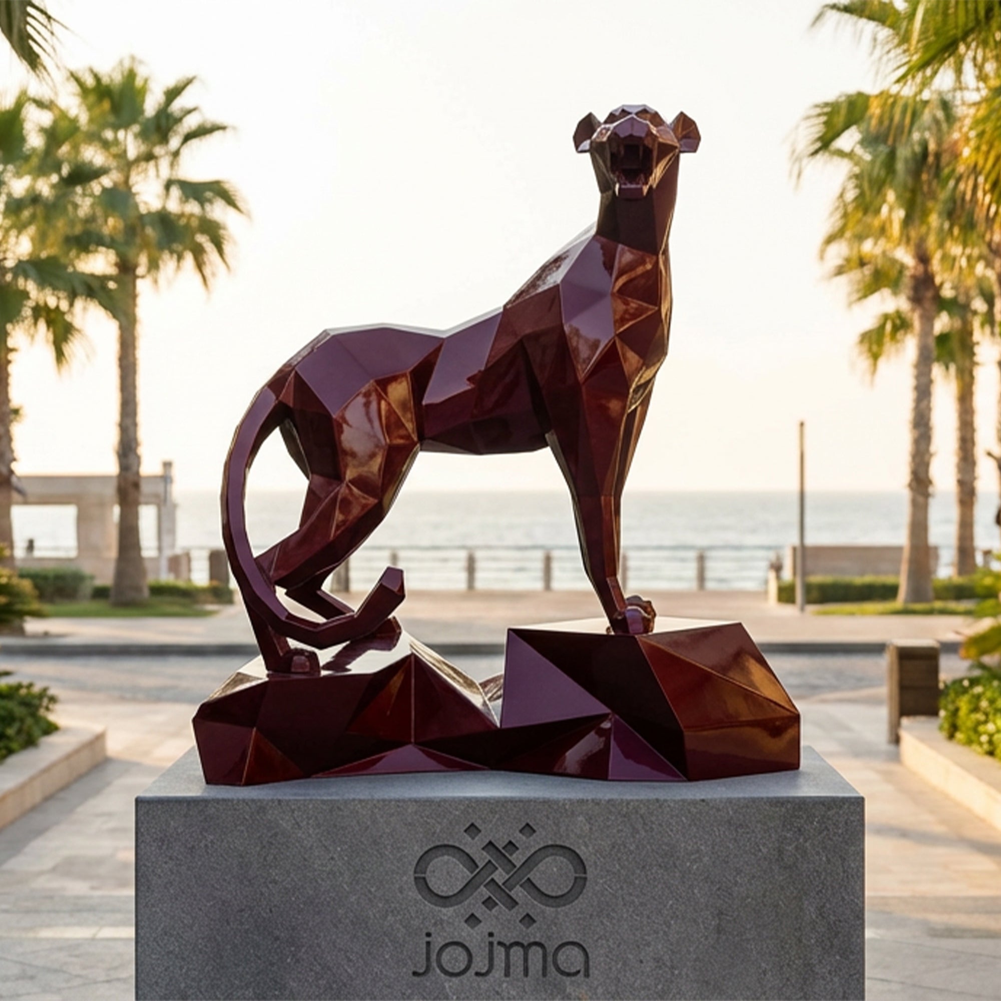 Grande Sculpture guépard