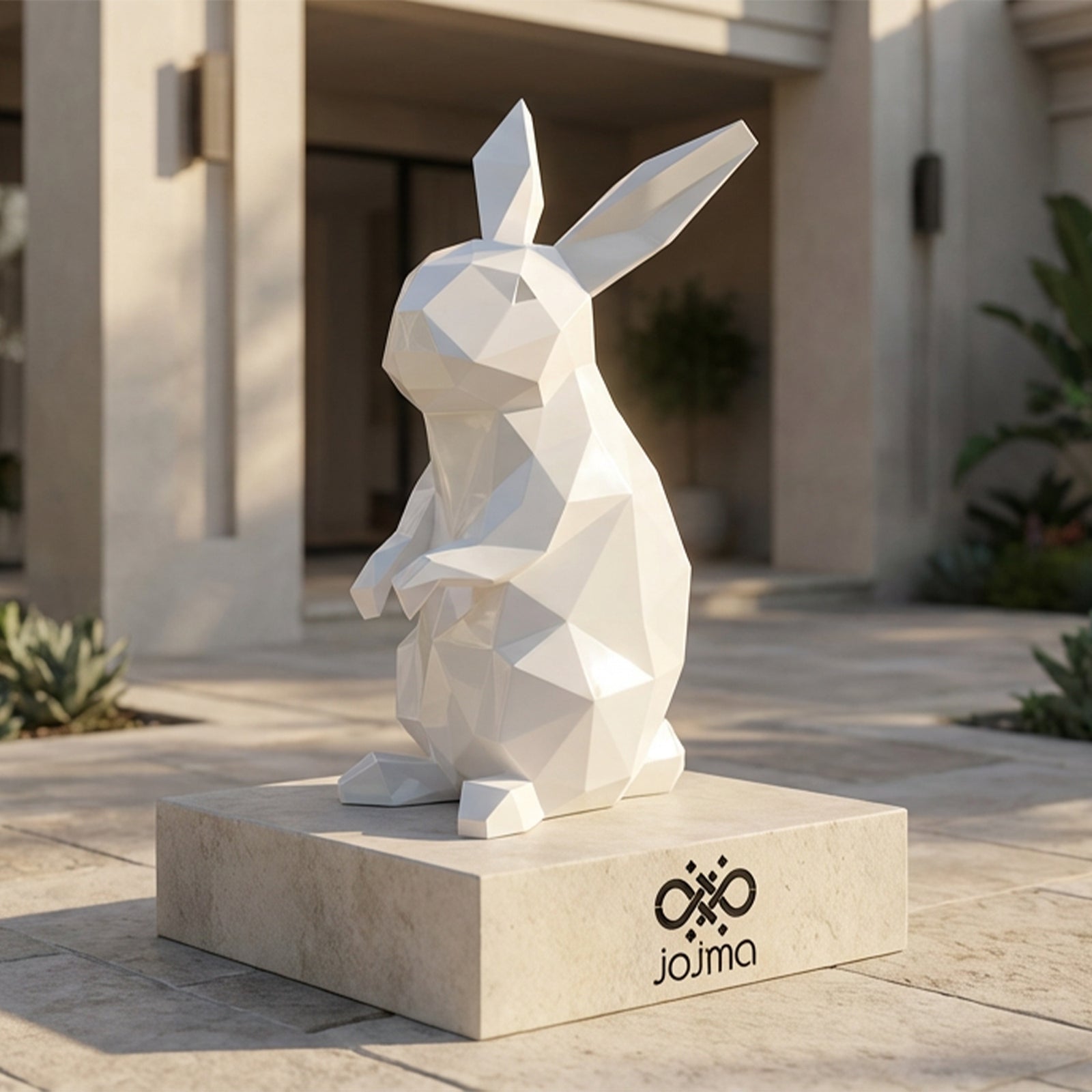 Sculpture lapin en origami