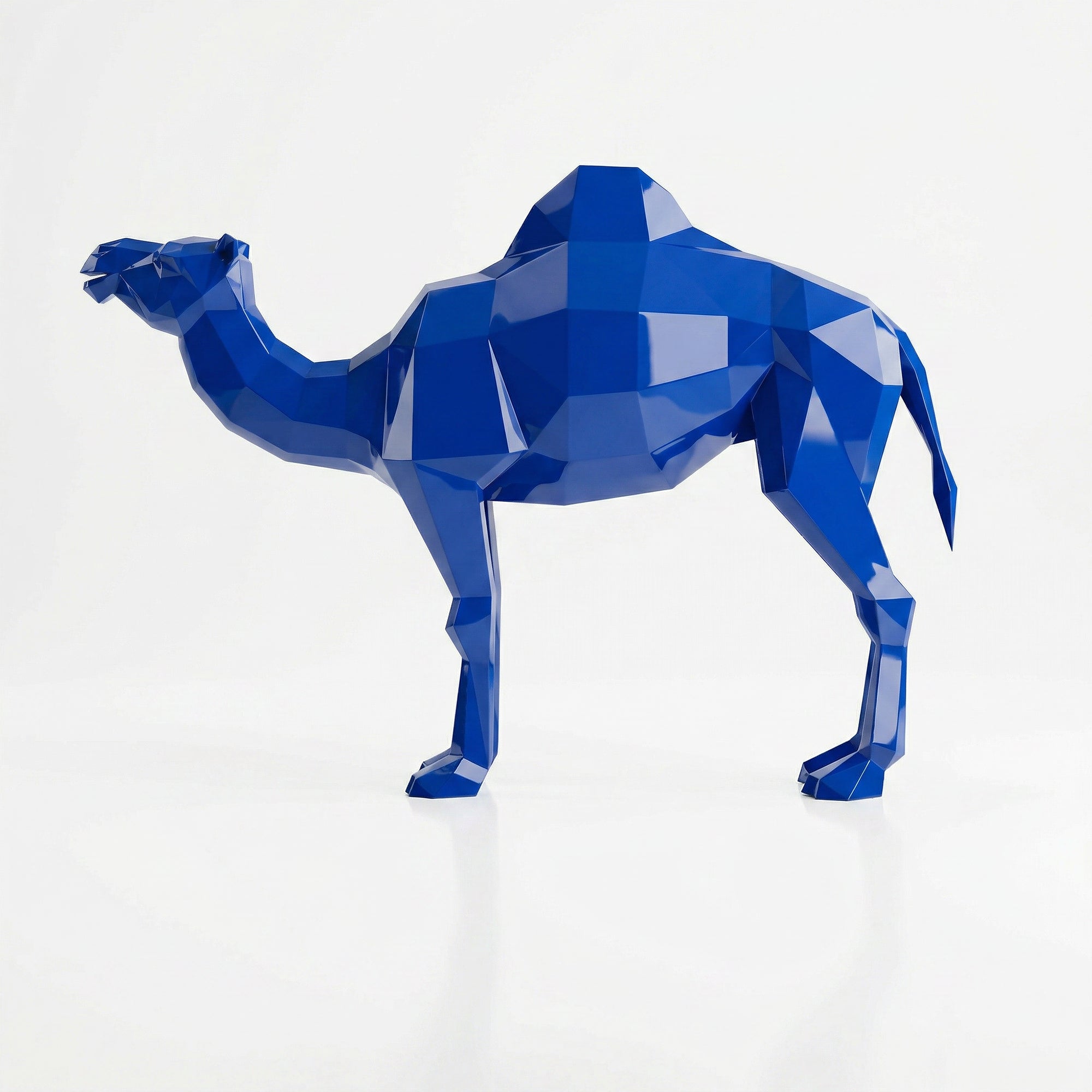 Sculpture chameau en polygone Petite Format