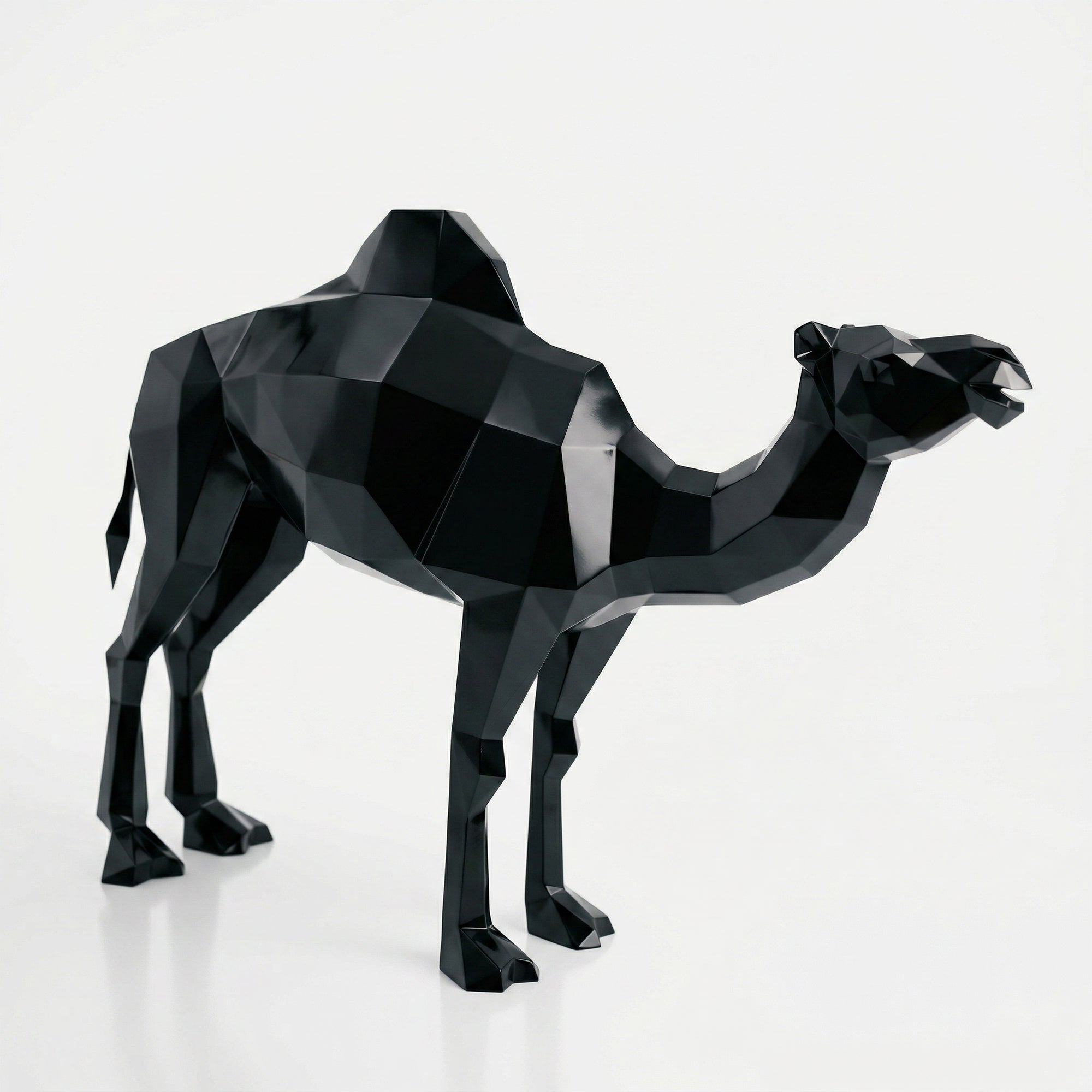 Sculpture chameau en polygone Petite Format