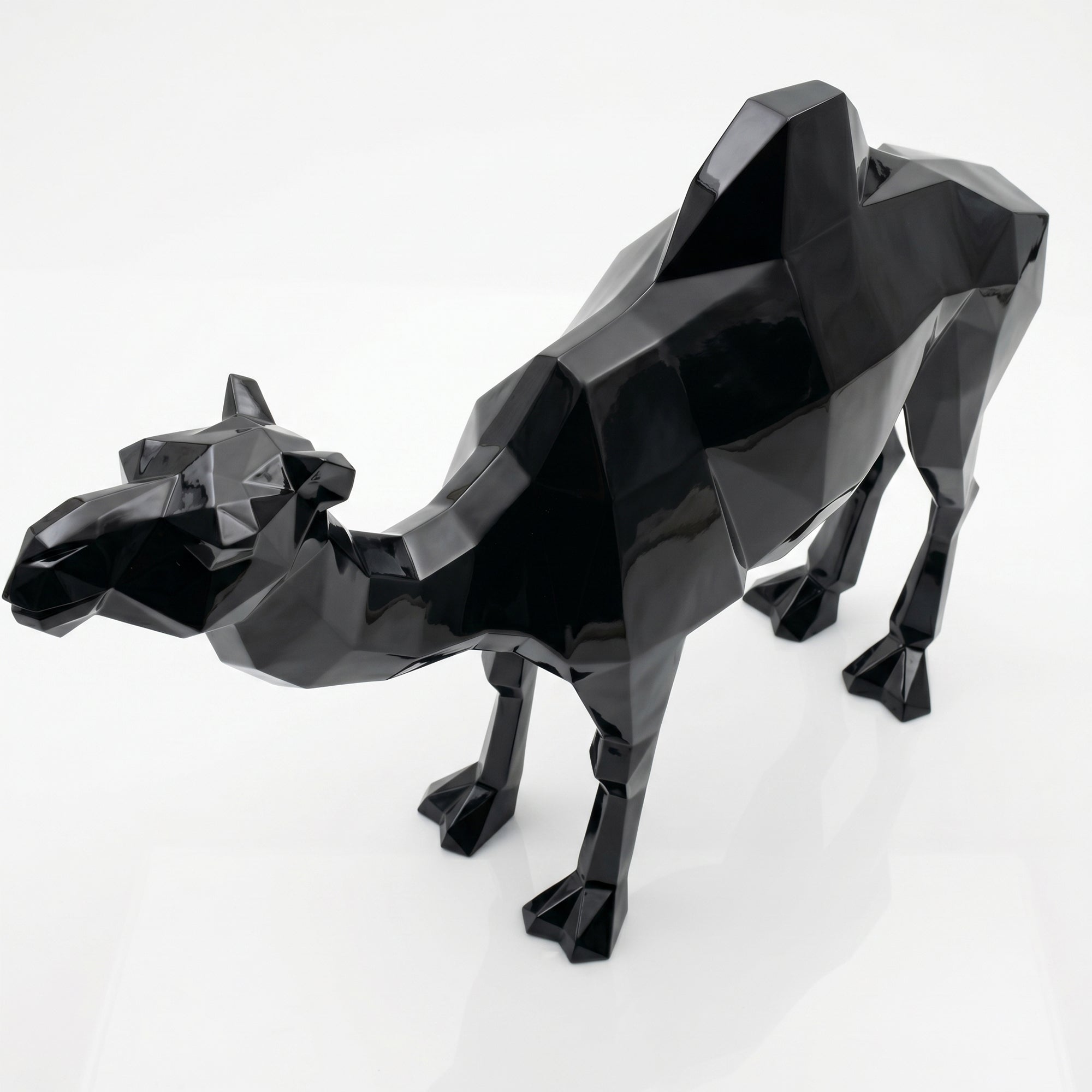 Sculpture chameau en polygone Petite Format