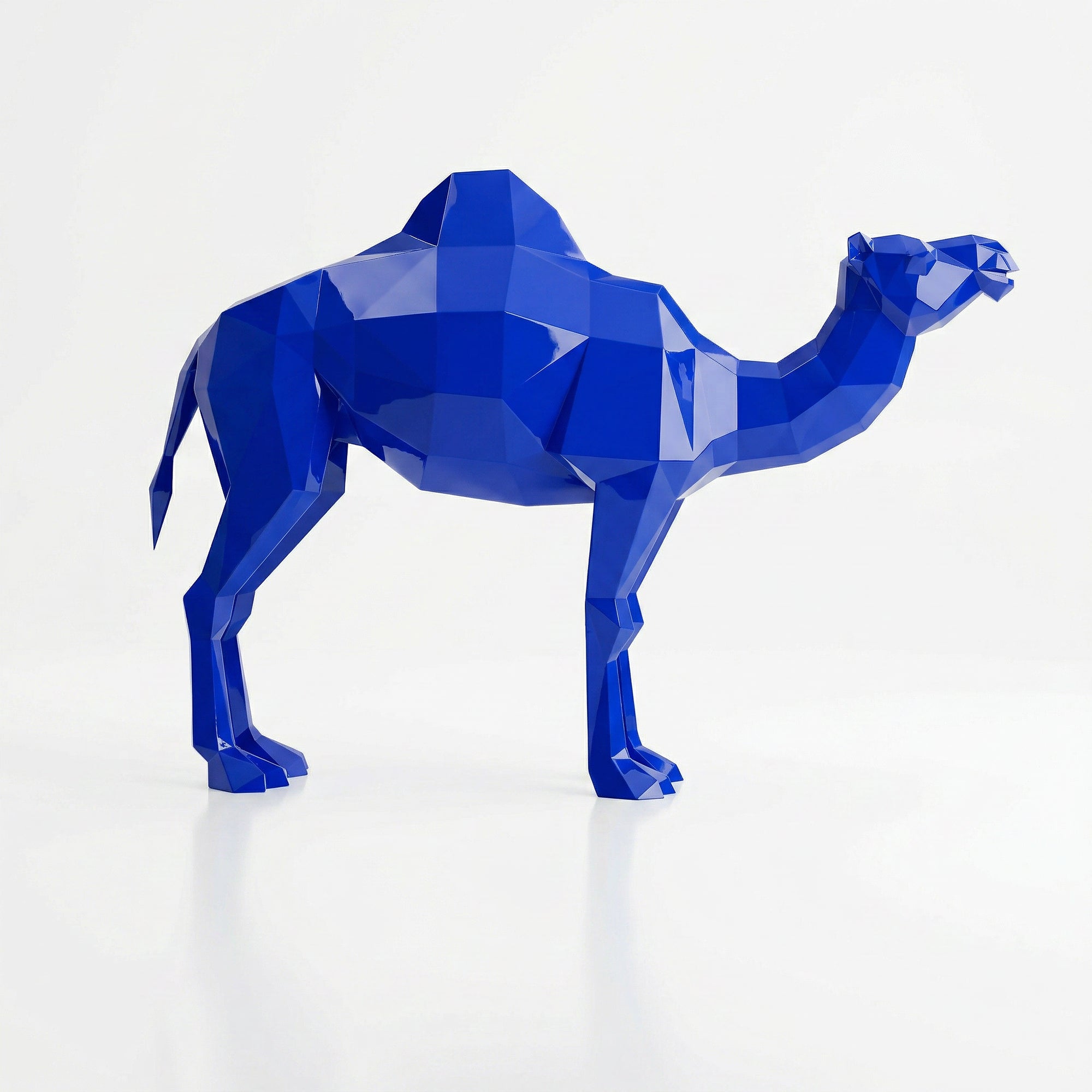 Sculpture chameau en polygone Petite Format