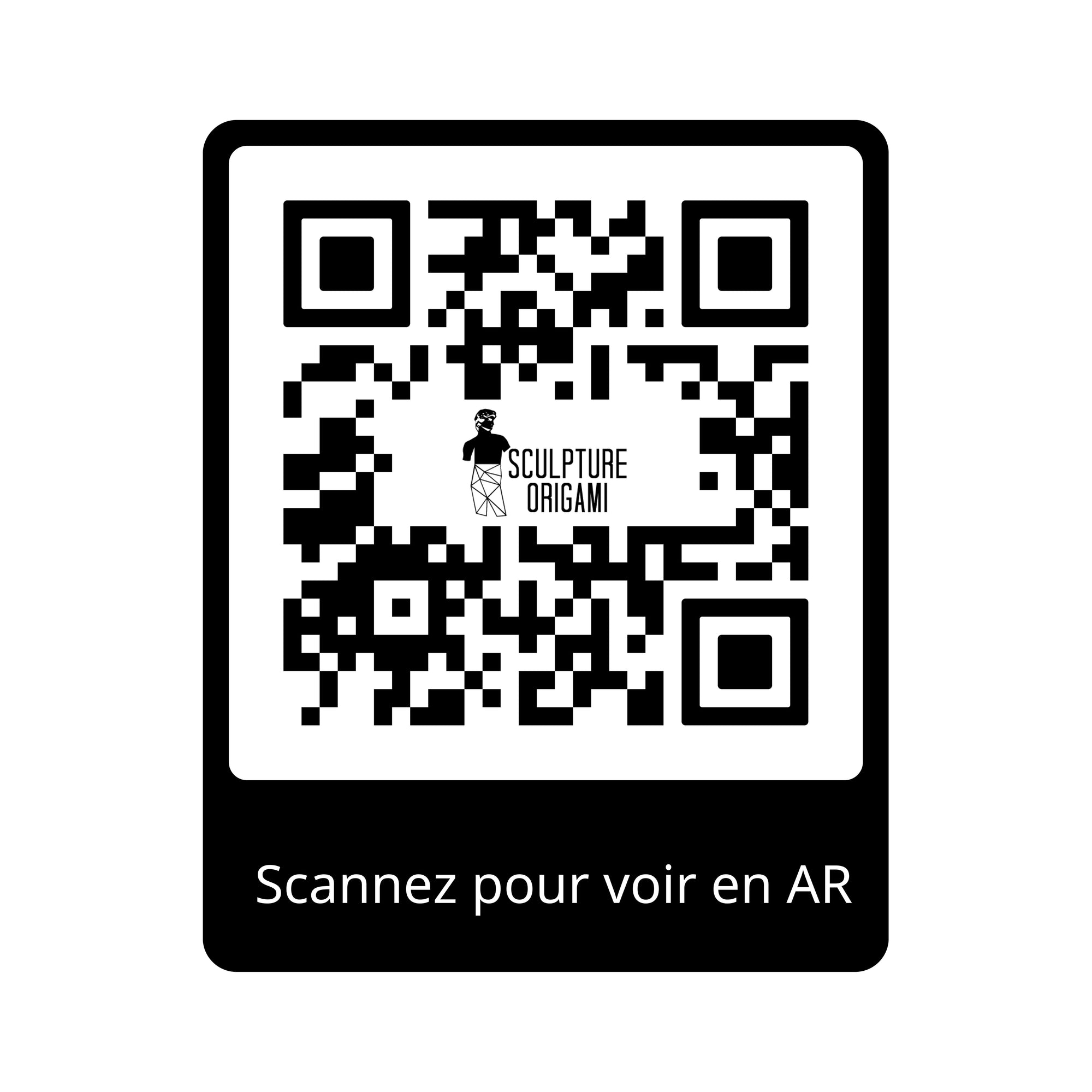 Grande Sculpture Gazelle Polygone Contemporaine En Inox Effet Bronze