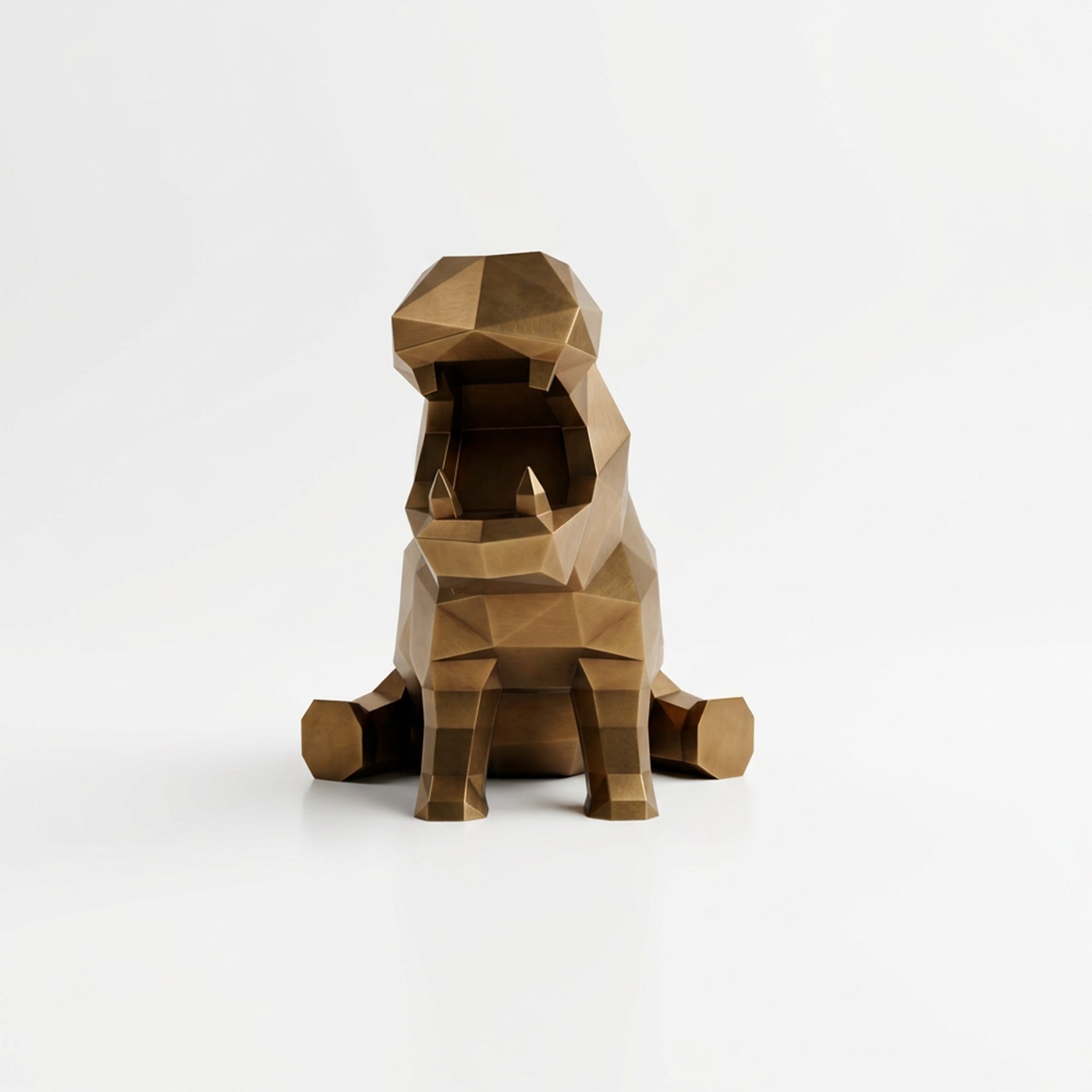 Grande Sculpture d'Hippo Contemporaine