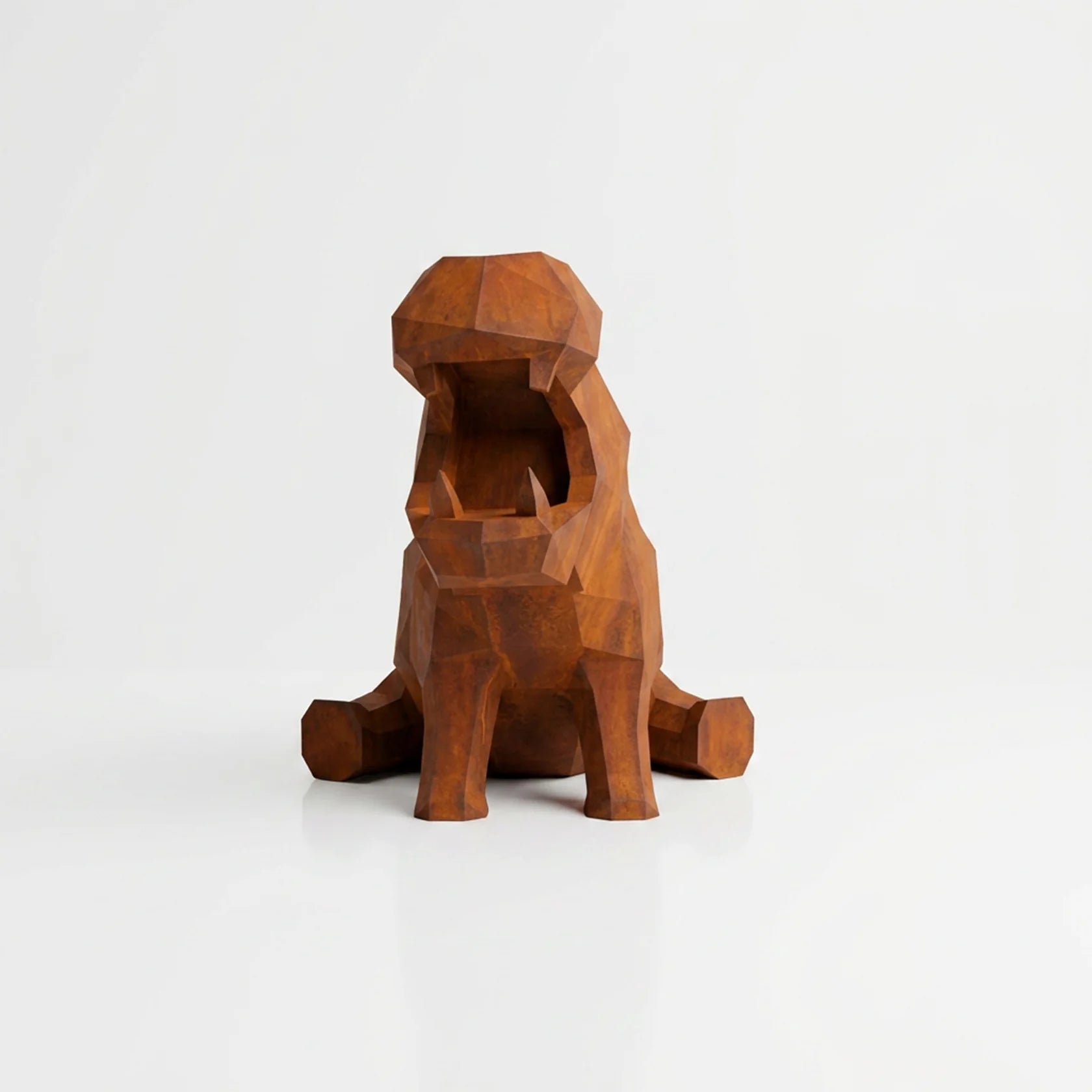 Grande Sculpture d'Hippo Contemporaine