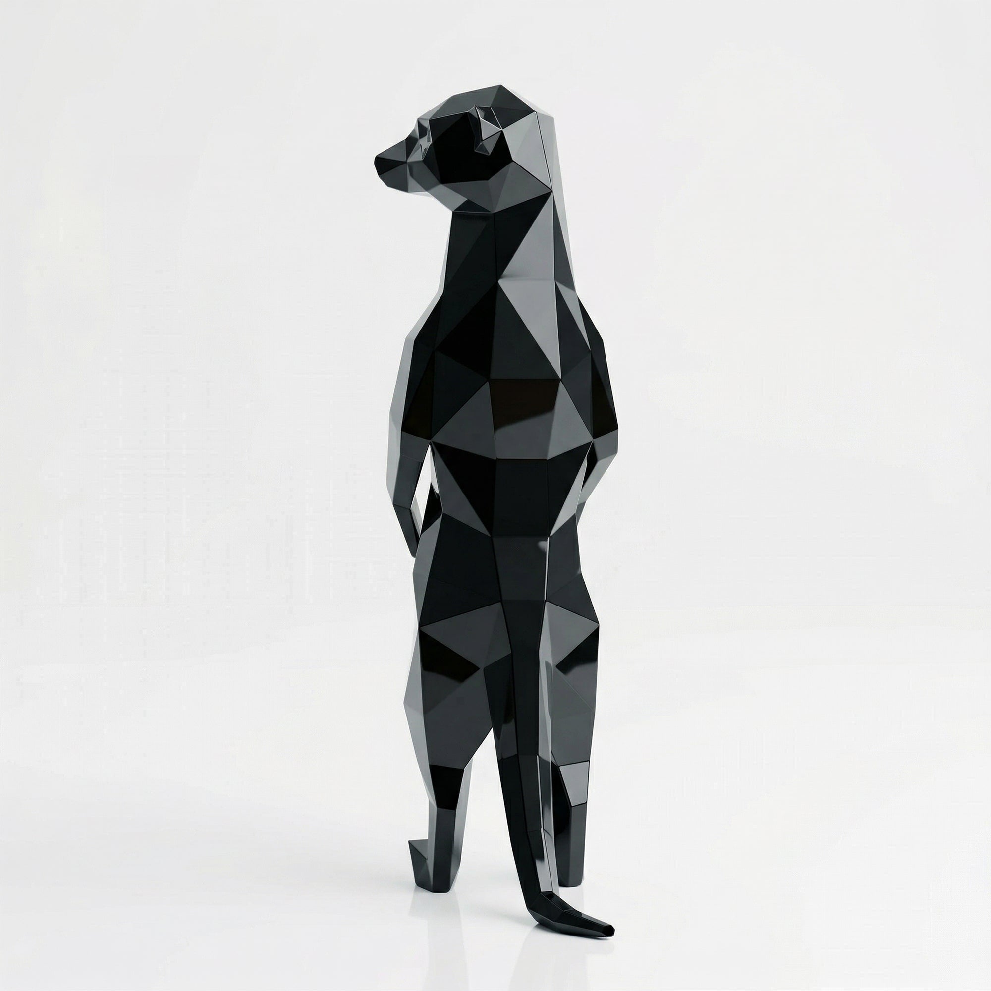 Grande Meerkat Origami Sculpture