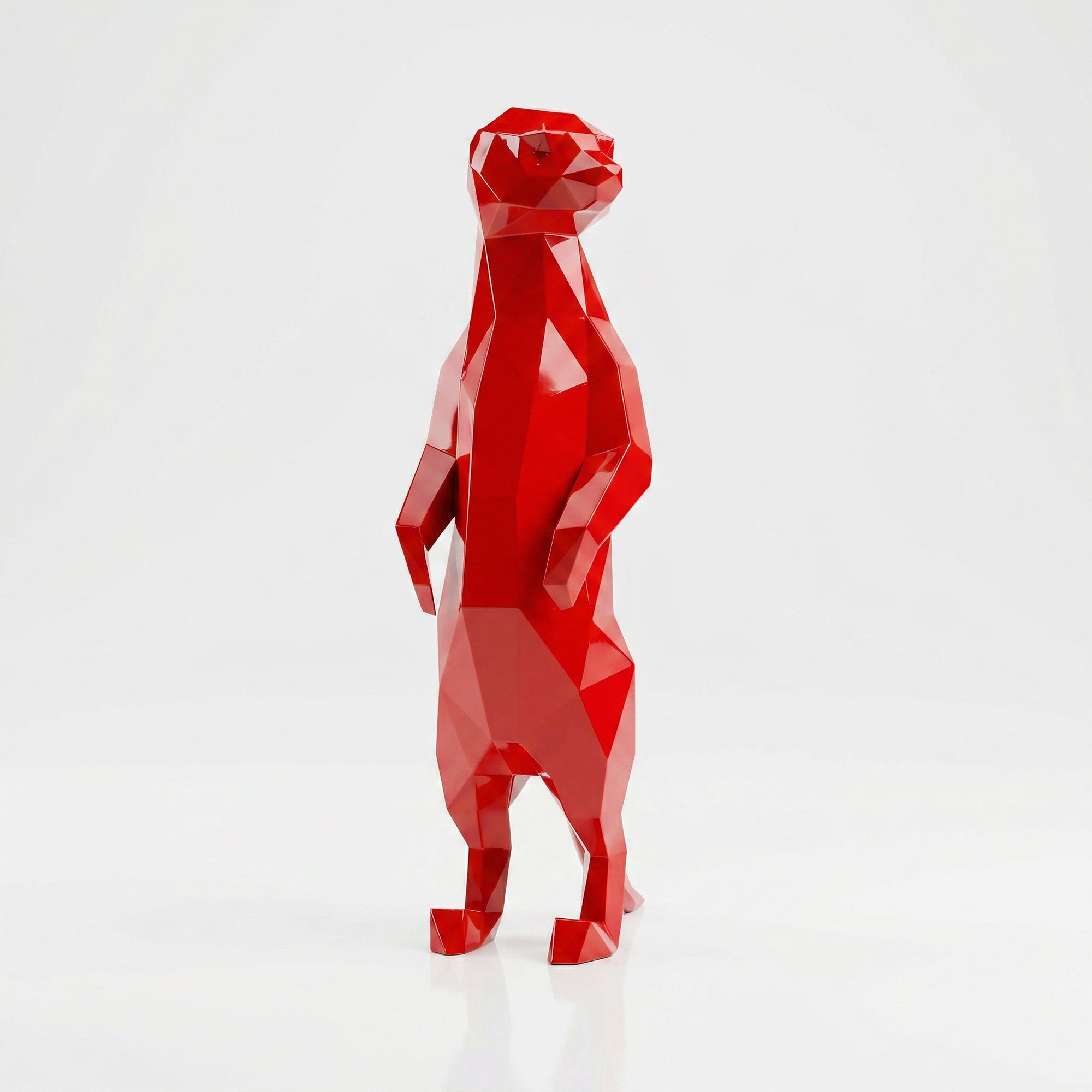Grande Meerkat Origami Sculpture