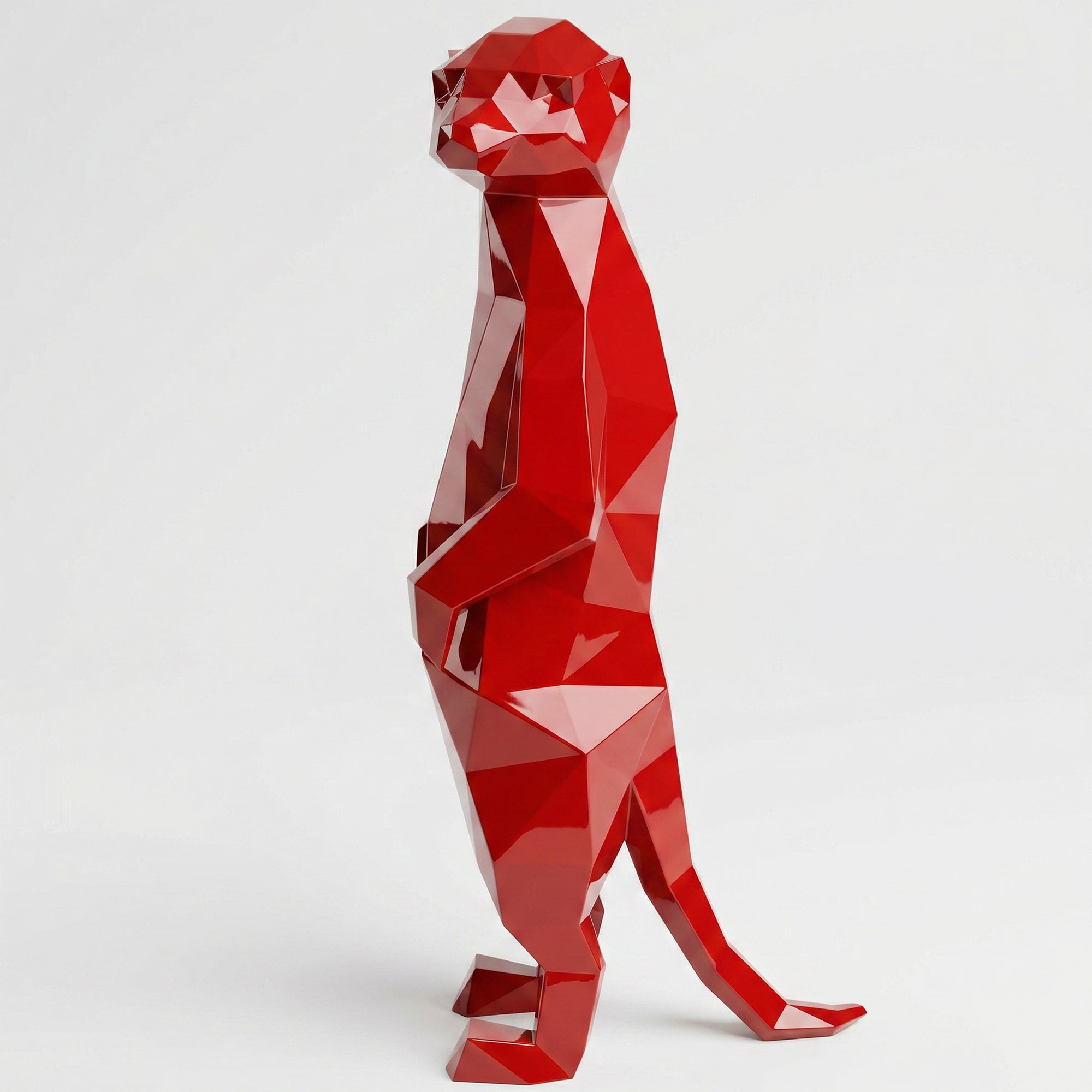 Grande Meerkat Origami Sculpture