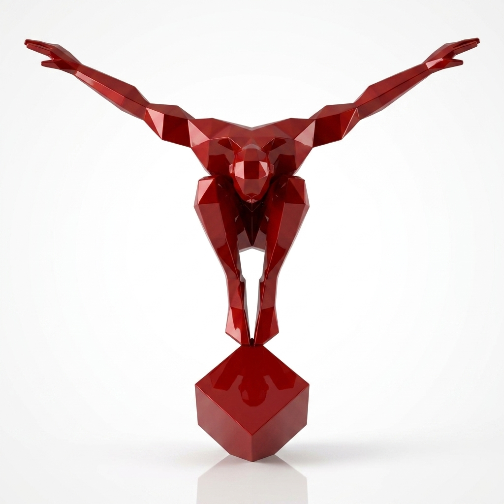 Grande Sculpture Origami Balance
