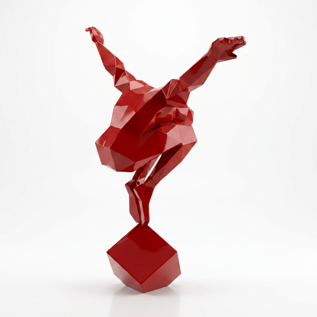 Grande Sculpture Origami Balance