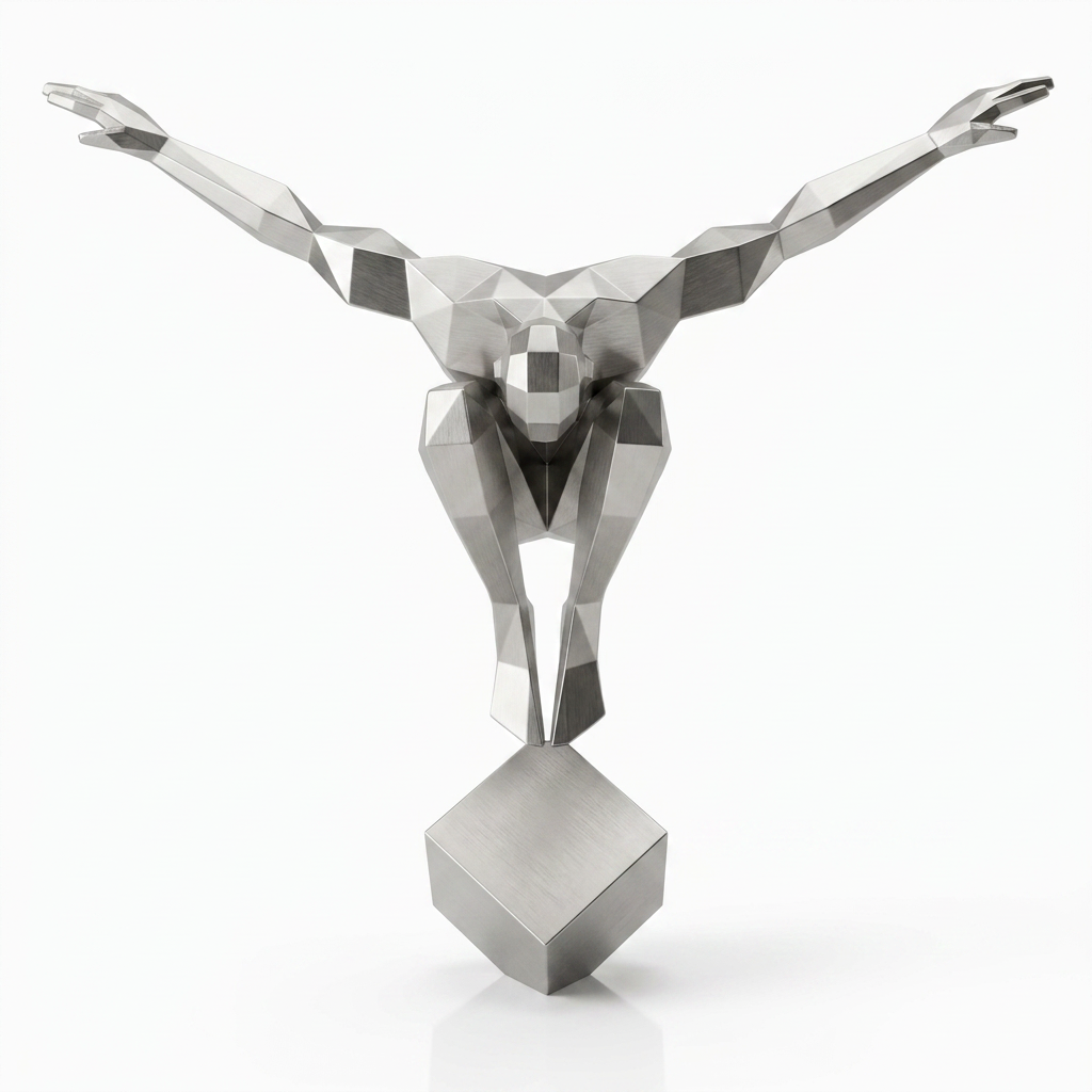 Grande Sculpture Origami Balance