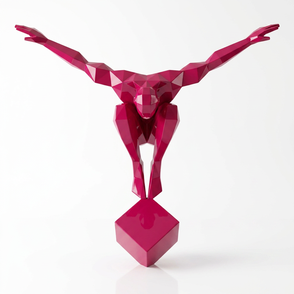Grande Sculpture Origami Balance