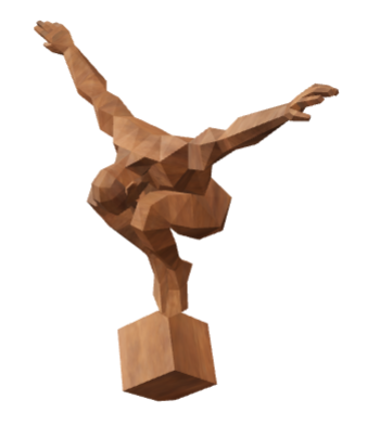 Grande Sculpture Origami Balance