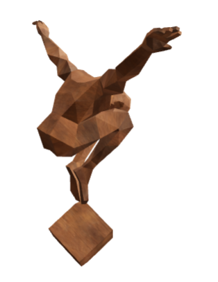 Grande Sculpture Origami Balance