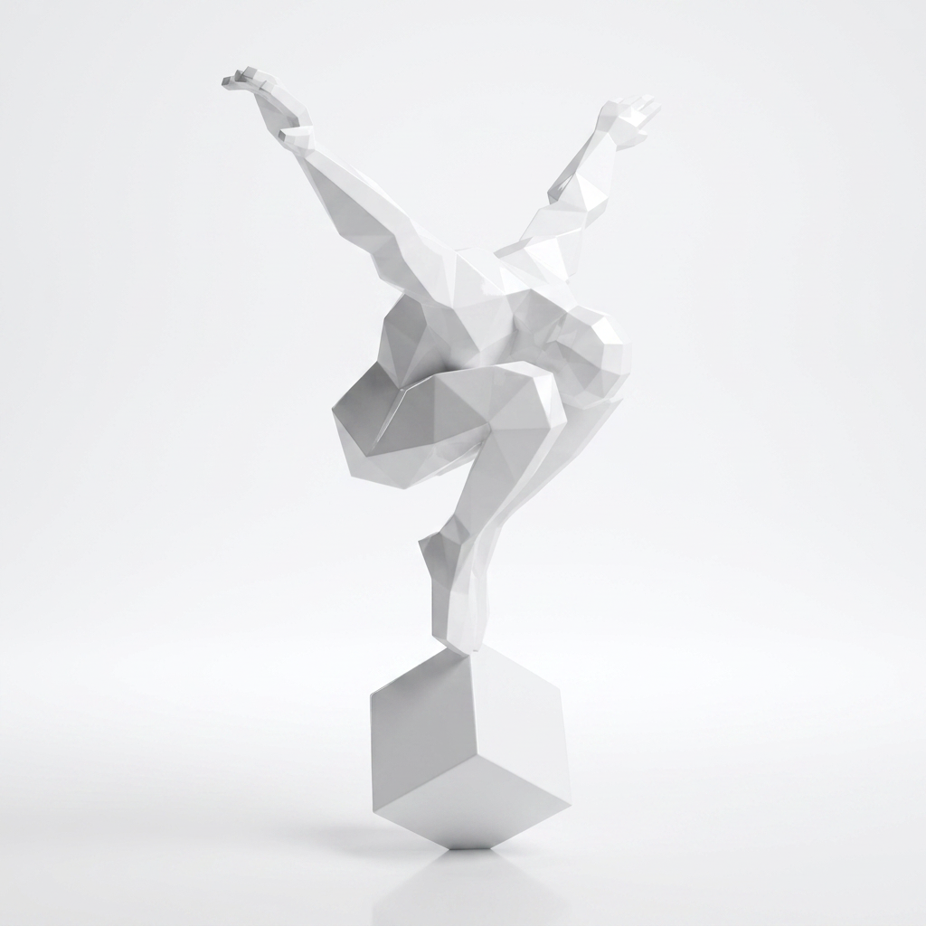 Grande Sculpture Origami Balance