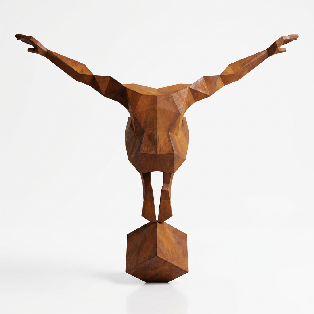 Grande Sculpture Origami Balance