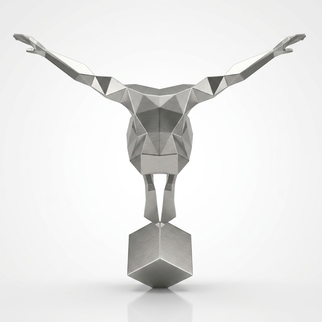 Grande Sculpture Origami Balance