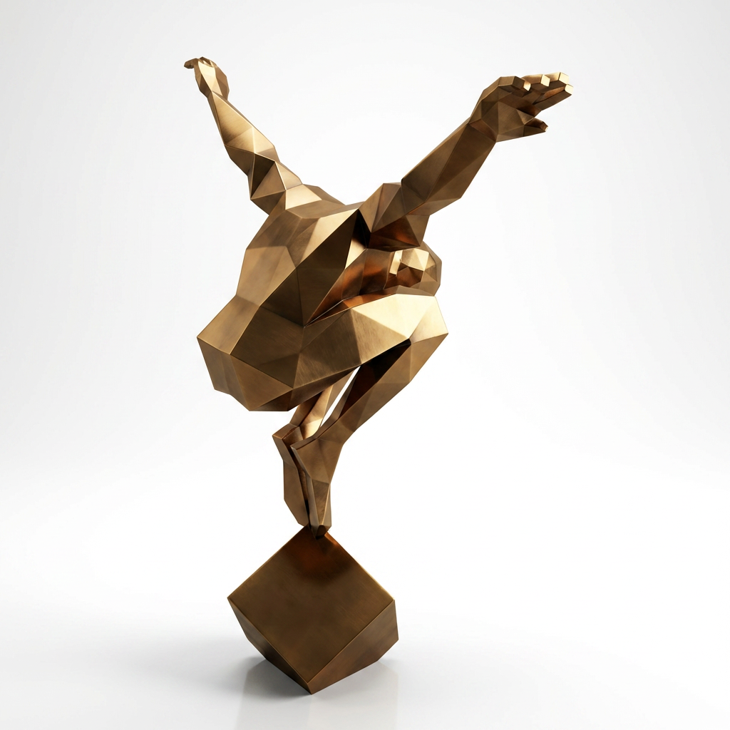 Grande Sculpture Origami Balance