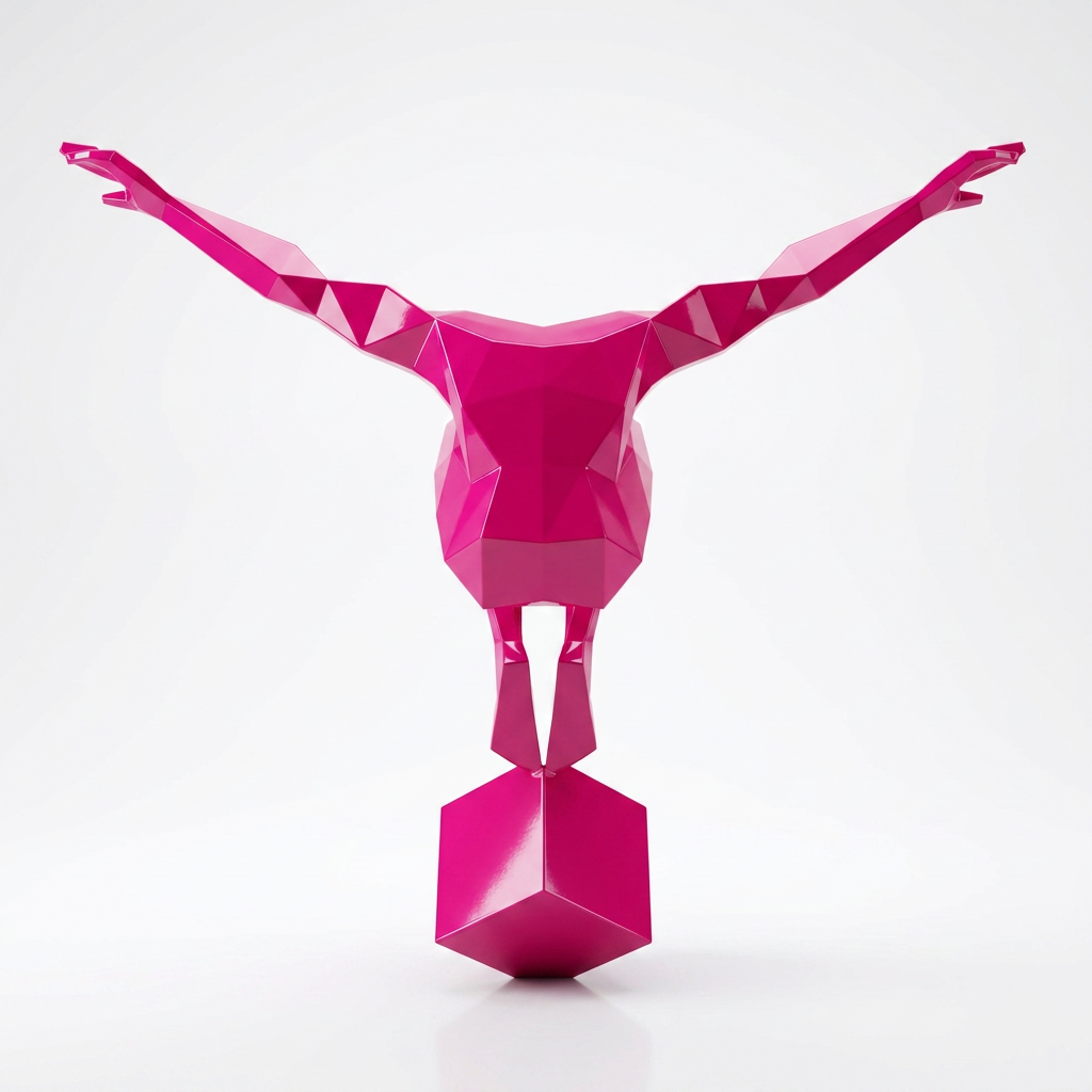 Grande Sculpture Origami Balance