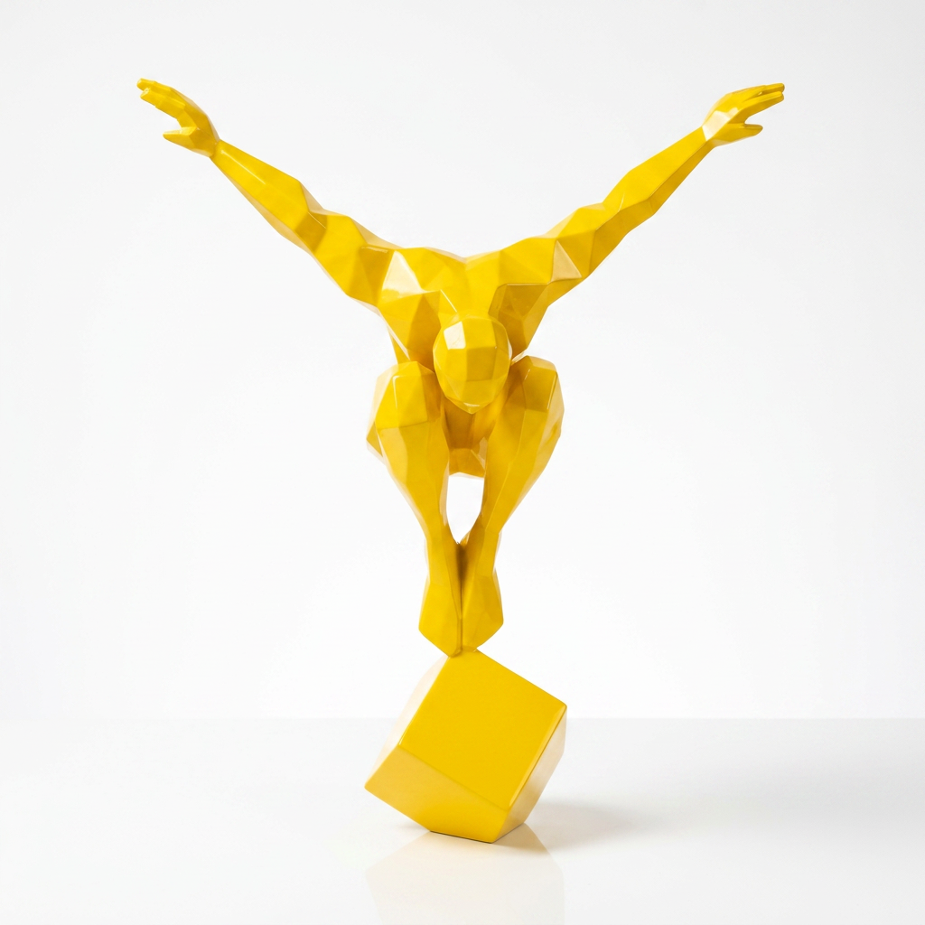 Grande Sculpture Origami Balance