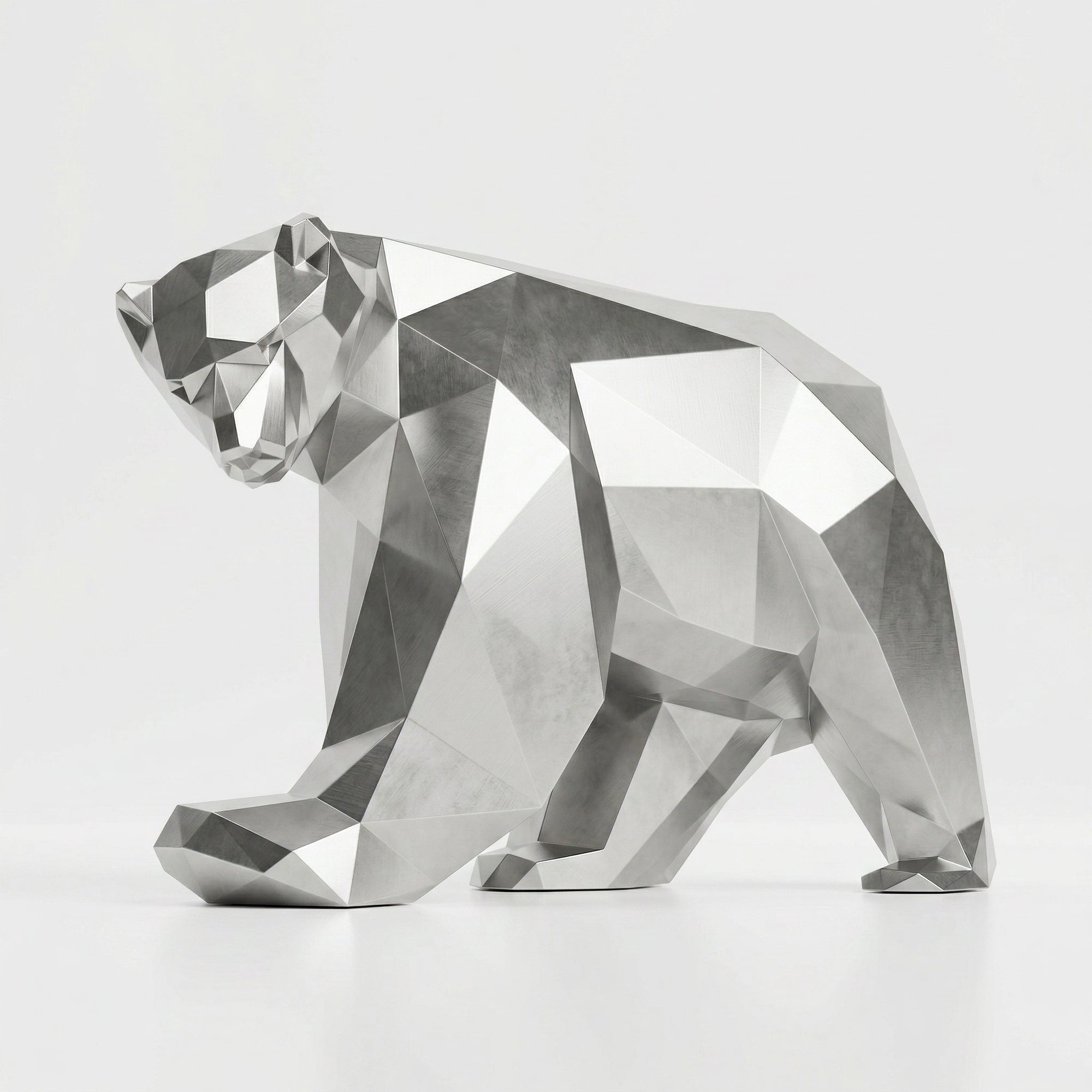 Grande Sculpture Polygone Ours