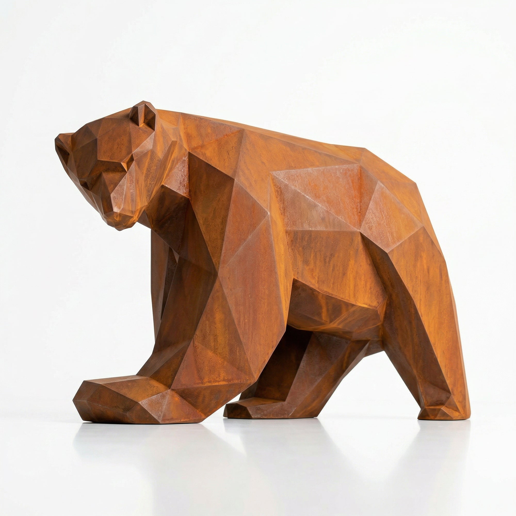 Grande Sculpture Polygone Ours