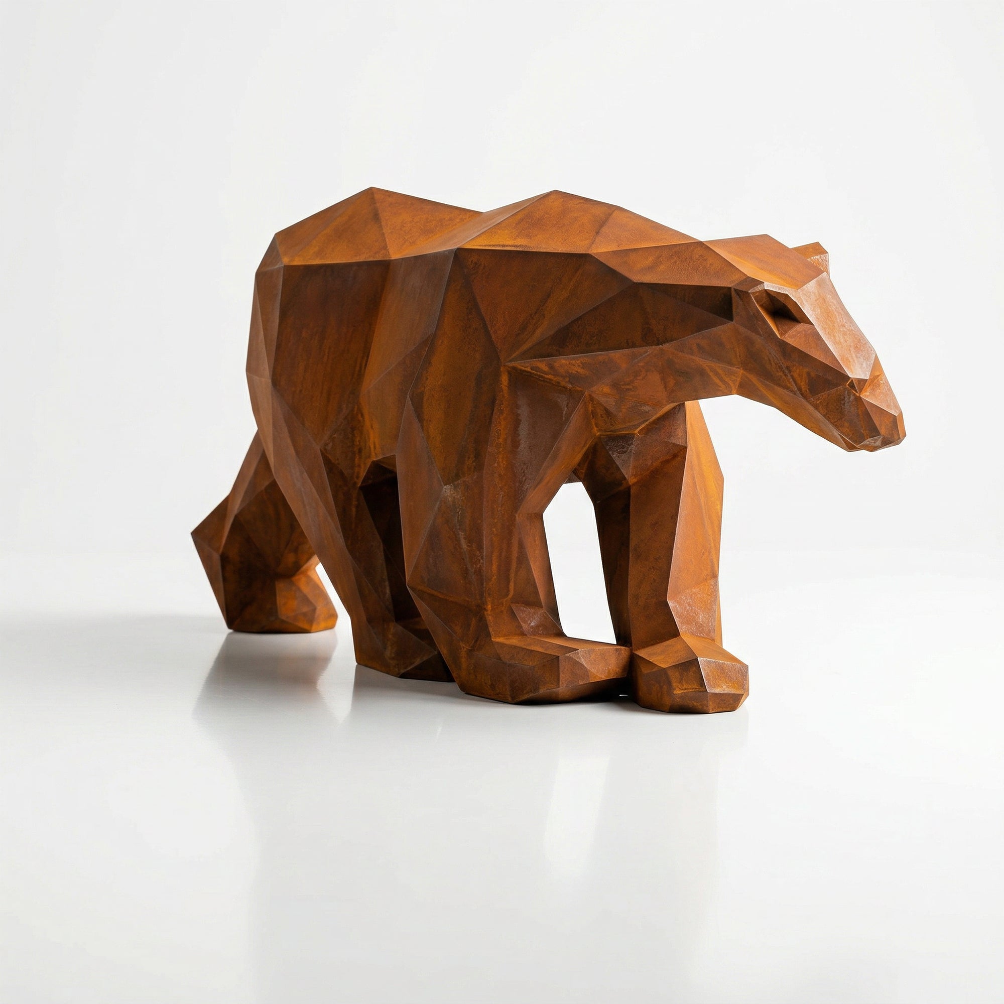 Grande Sculpture Polygone Ours