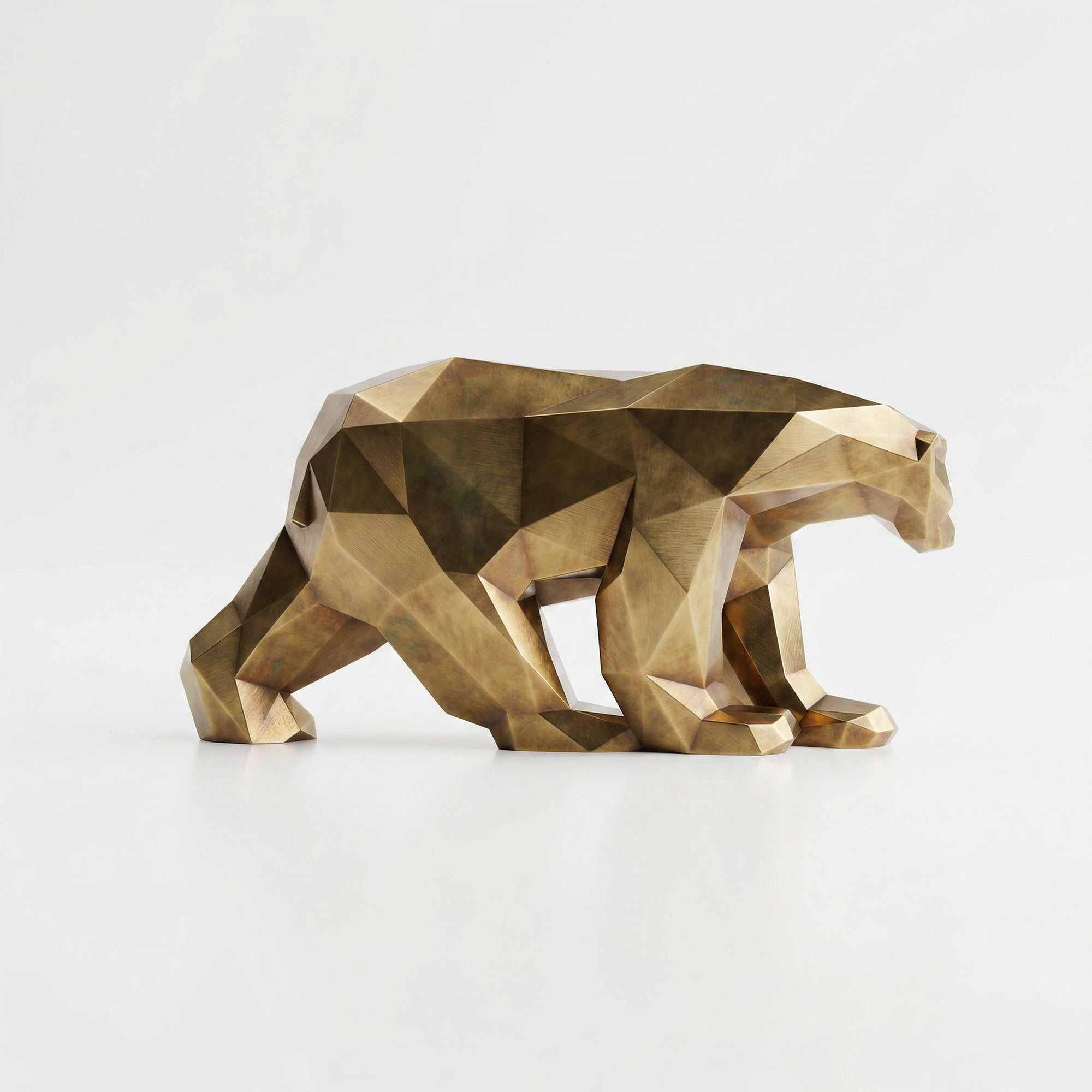 Grande Sculpture Polygone Ours