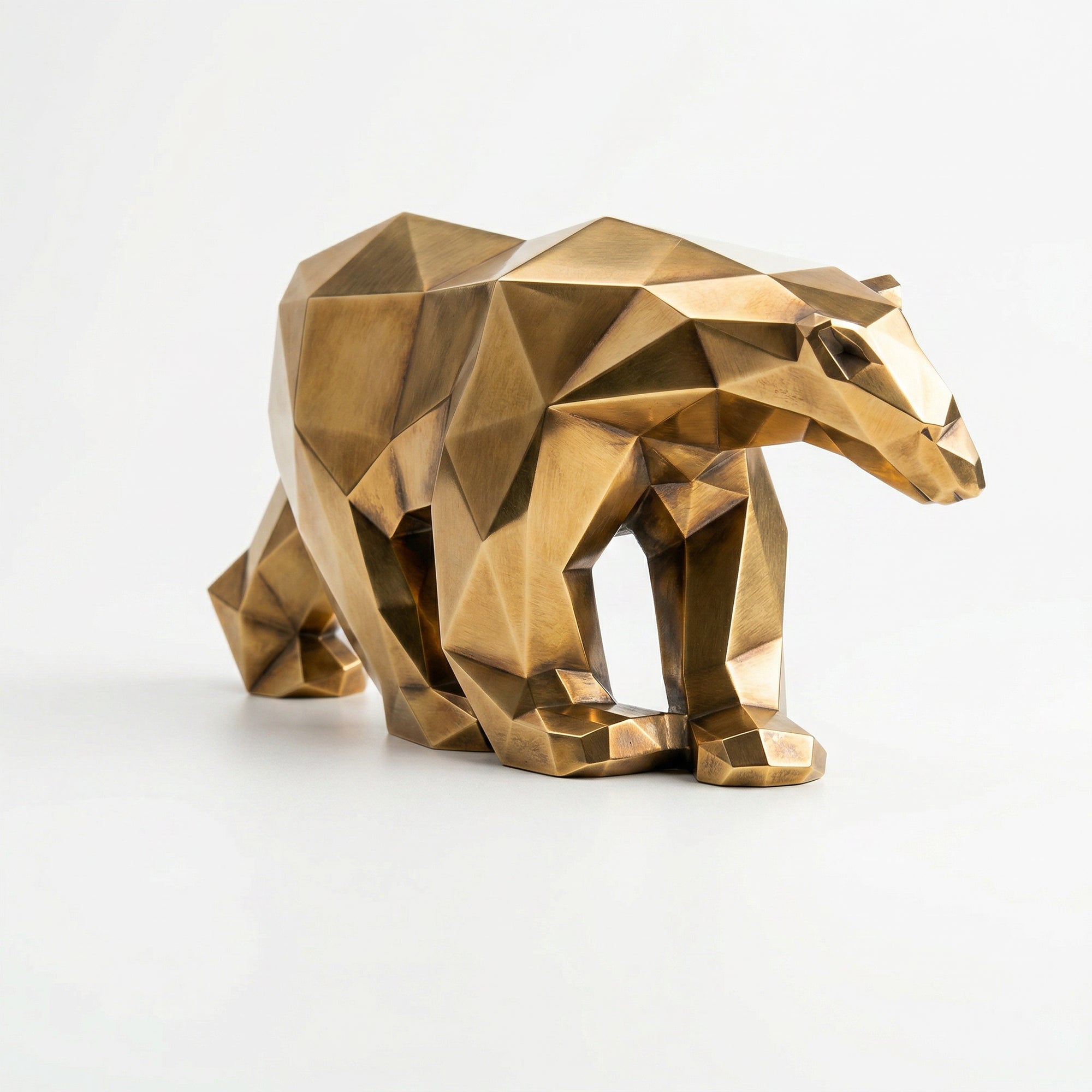 Grande Sculpture Polygone Ours